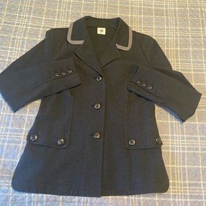 Dark gray coat/blazer.🌺Great condition. Small